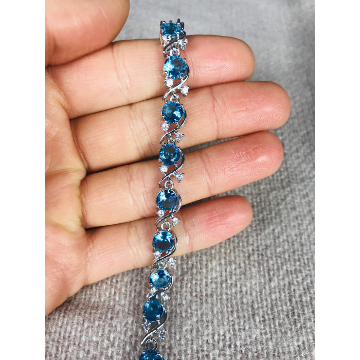 Sky Jewelry Браслет серебро 925 проба с фианитами