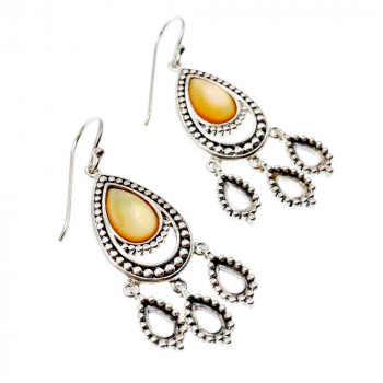 Sky Jewelry Серебряные серьги с агатом