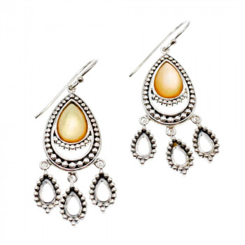 Sky Jewelry Серебряные серьги с агатом