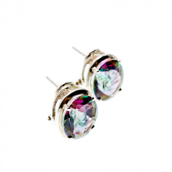 Sky Jewelry Серебряные серьги с александритом