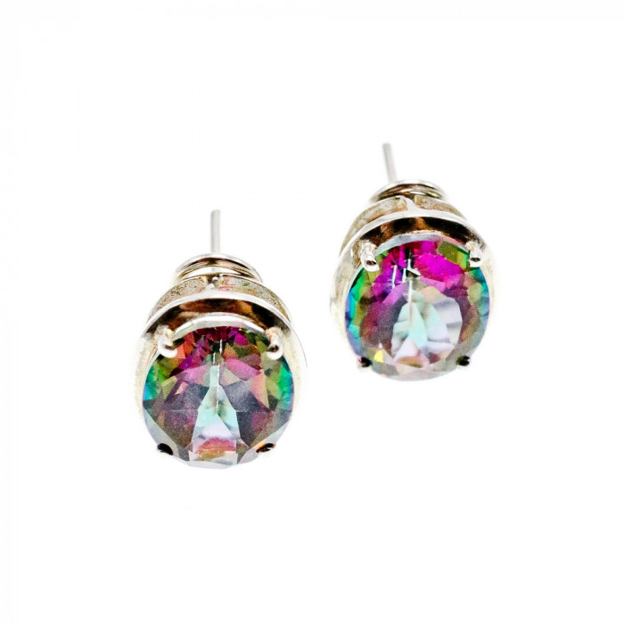 Sky Jewelry Серебряные серьги с александритом