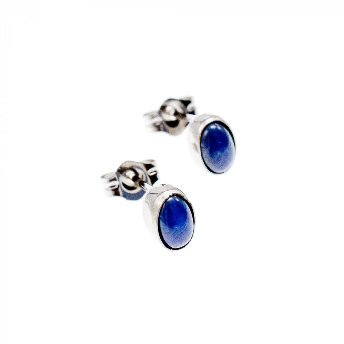 Sky Jewelry Золотые серьги с камнем звездчатый сапфир