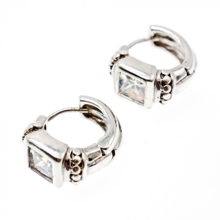 Sky Jewelry Серебряные серьги с бериллом