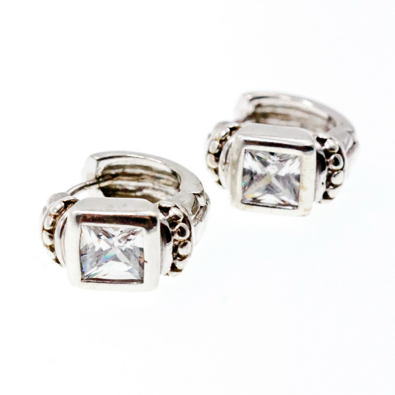 Sky Jewelry Серебряные серьги с бериллом