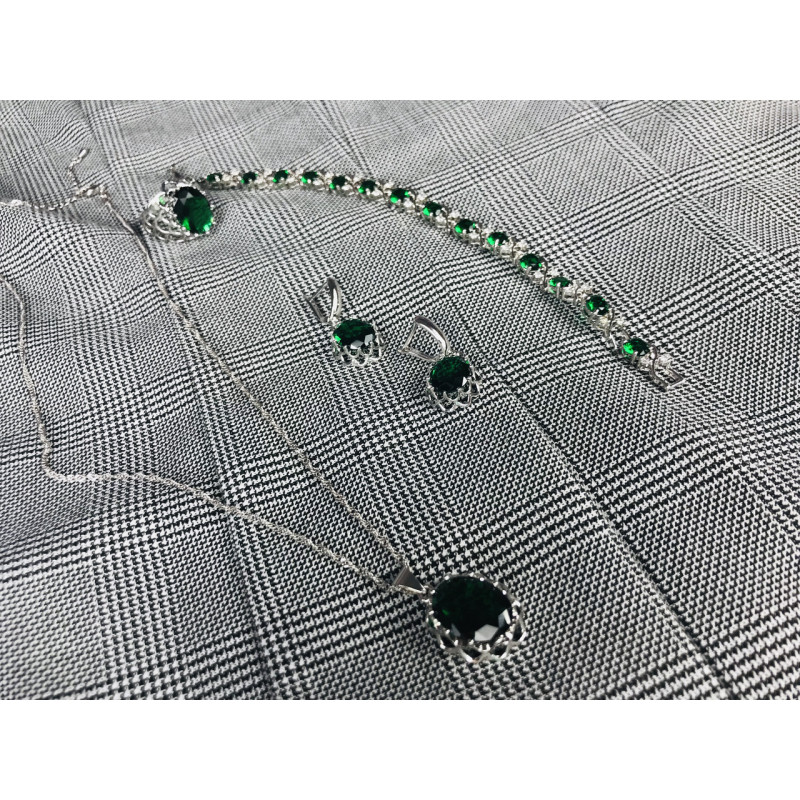 Sky Jewelry Комплект из украшений серебро 925 проба