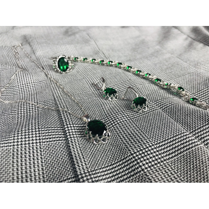 Sky Jewelry Комплект из украшений серебро 925 проба