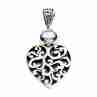 Sky Jewelry Серебряный кулон с аметистом  Сердце