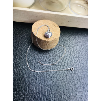 Sky Jewelry Подвеска на шею с кулоном сердце серебро 925 проба