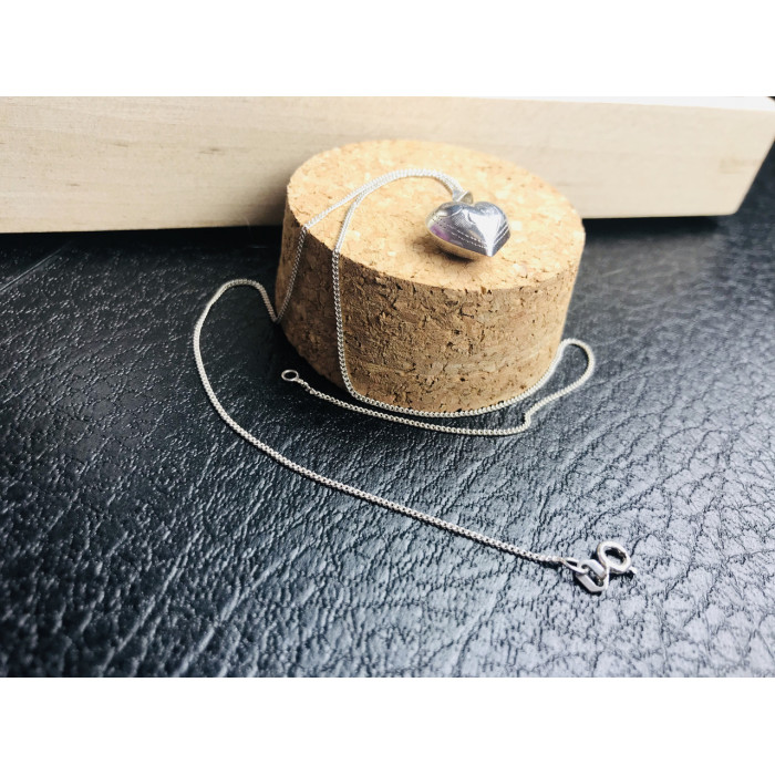 Sky Jewelry Подвеска на шею с кулоном сердце серебро 925 проба