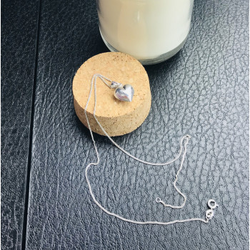 Sky Jewelry Подвеска на шею с кулоном сердце серебро 925 проба