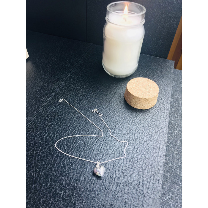 Sky Jewelry Подвеска на шею с кулоном сердце серебро 925 проба
