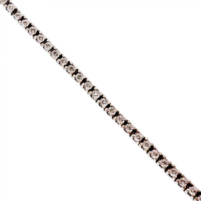 Sky Jewelry Серебряный браслет с фианитами