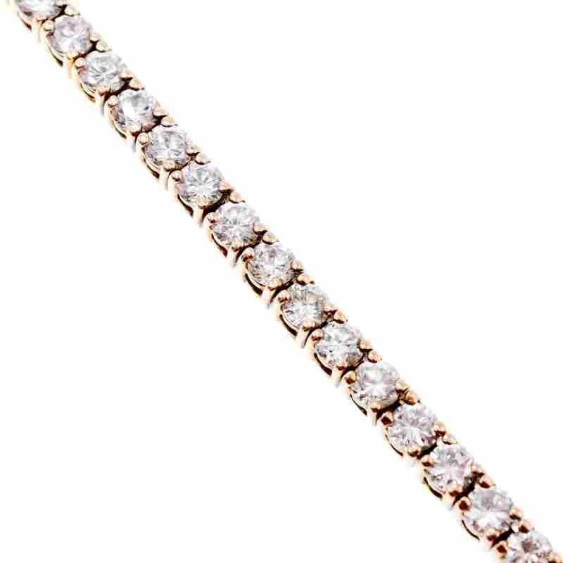 Sky Jewelry Серебряный браслет в позолоте с фианитами