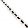 Sky Jewelry Серебряный браслет с ониксом  Ажур