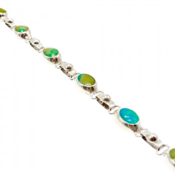 Sky Jewelry Серебряный браслет с яшмой  Настроение