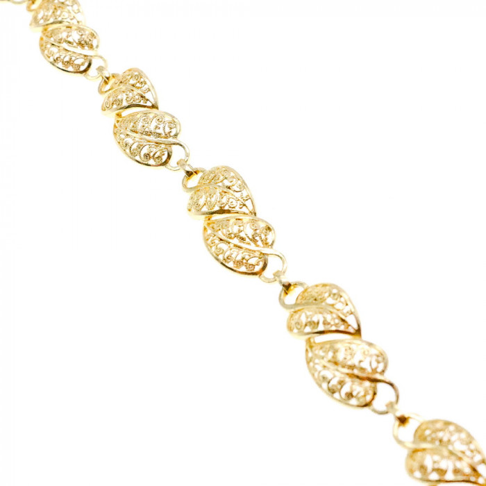 Sky Jewelry Серебряный браслет в позолоте  Осенняя листва