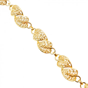 Sky Jewelry Серебряный браслет в позолоте  Осенняя листва