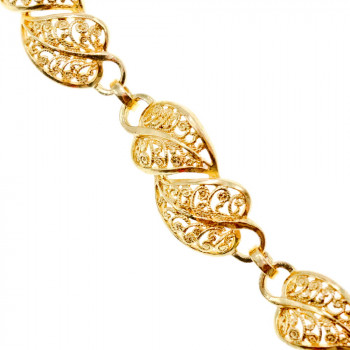 Sky Jewelry Серебряный браслет в позолоте  Осенняя листва