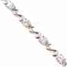 Sky Jewelry Серебряный браслет с фианитами  Нежность