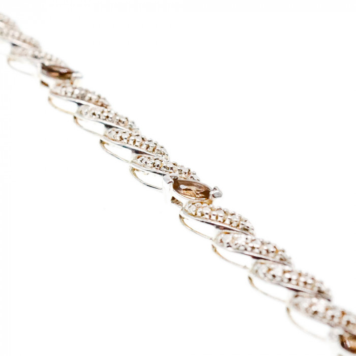 Sky Jewelry Серебряный браслет с камнями турмалин