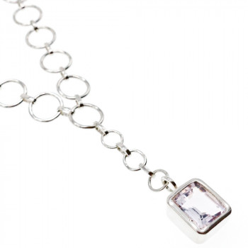 Sky Jewelry Серебряное ожерелье с танзанитом