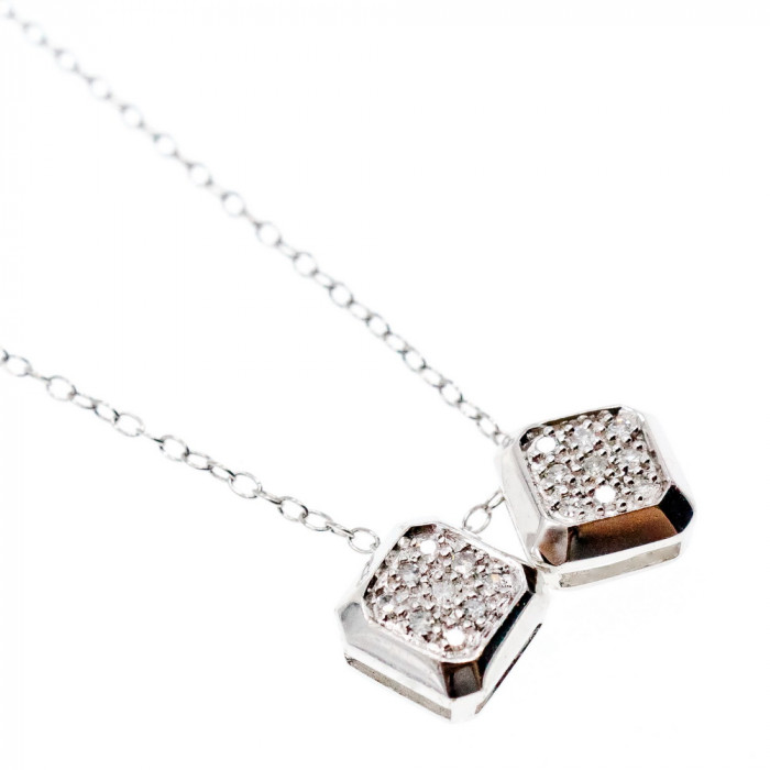 Sky Jewelry Серебряное ожерелье с фианитами   Вкус