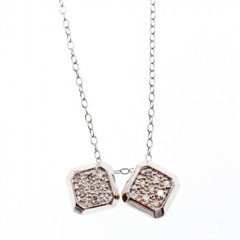 Sky Jewelry Серебряное ожерелье с фианитами   Вкус