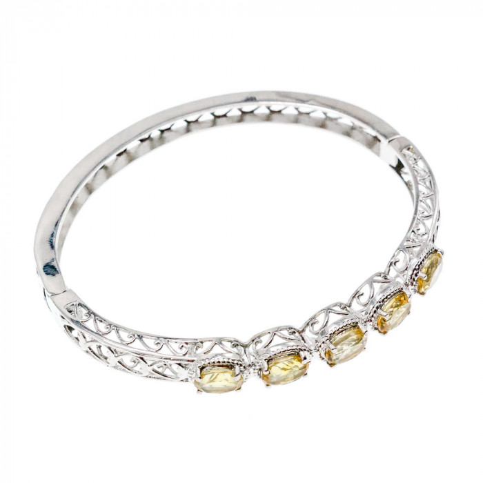 Sky Jewelry Браслет с желтыми фианитами