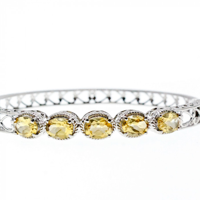 Sky Jewelry Браслет с желтыми фианитами