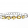 Sky Jewelry Браслет с желтыми фианитами