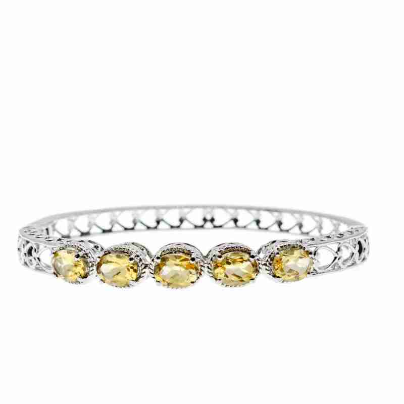 Sky Jewelry Браслет с желтыми фианитами