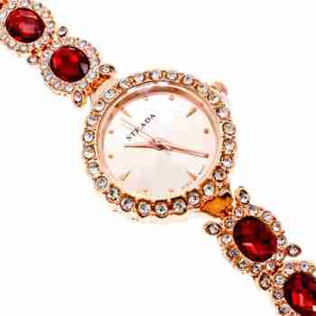Sky Jewelry Часы с фианитами Strada Japan
