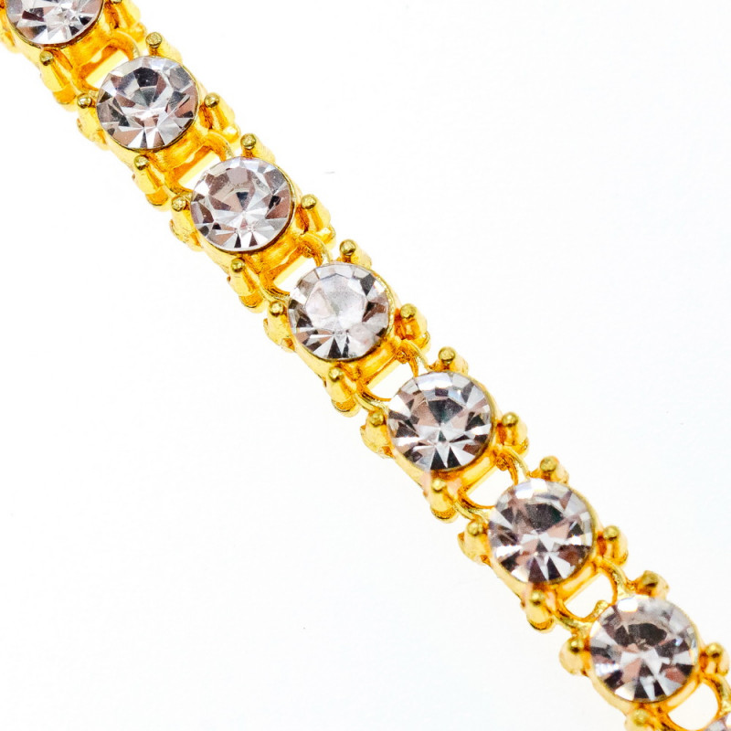 Sky Jewelry Браслет в позолоте с фианитами  Блеск