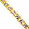 Sky Jewelry Браслет в позолоте с фианитами  Блеск