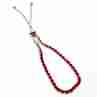 Sky Jewelry Браслет с красными фианитами застежка скользящий узел