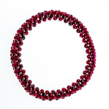 Sky Jewelry Браслет с ювелирным стеклом  Гранат