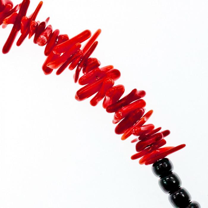 Sky Jewelry Браслет на ногу  с красным кораллом