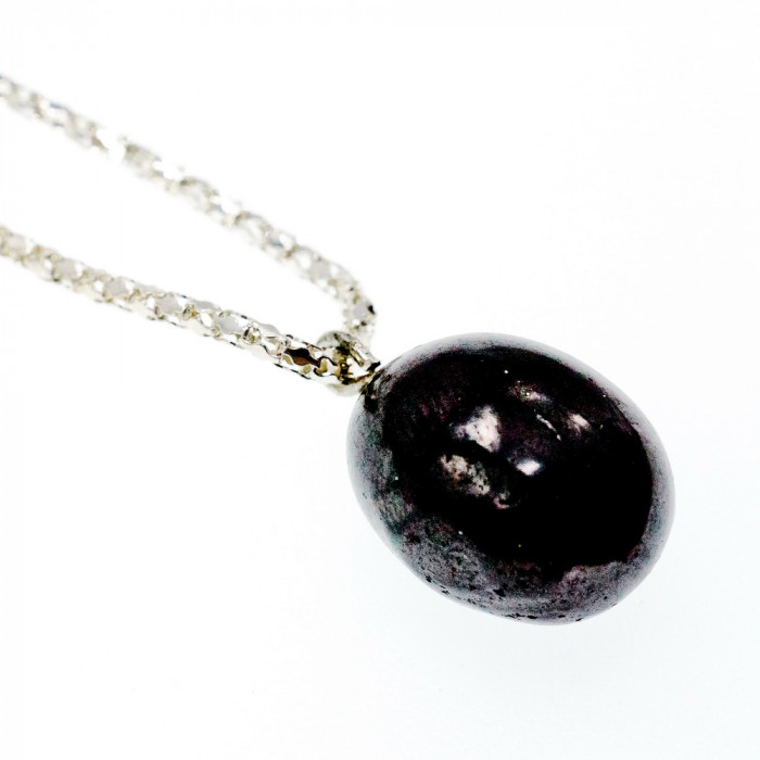 Sky Jewelry Цепочка с кулоном черный агат