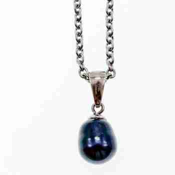 Sky Jewelry Цепочка с кулоном гематит