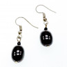 Sky Jewelry Серьги с черным агатом