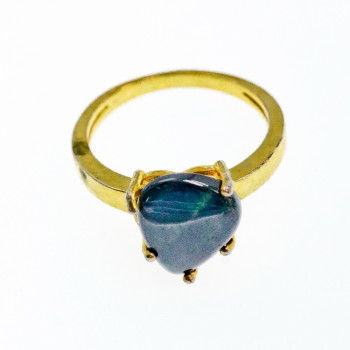 Sky Jewelry Кольцо в позолоте с агатом