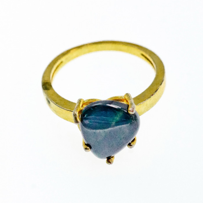 Sky Jewelry Кольцо в позолоте с агатом