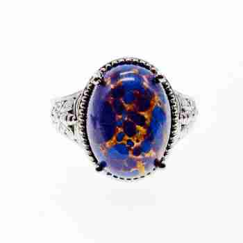 Sky Jewelry Кольцо с яшмой  Закат