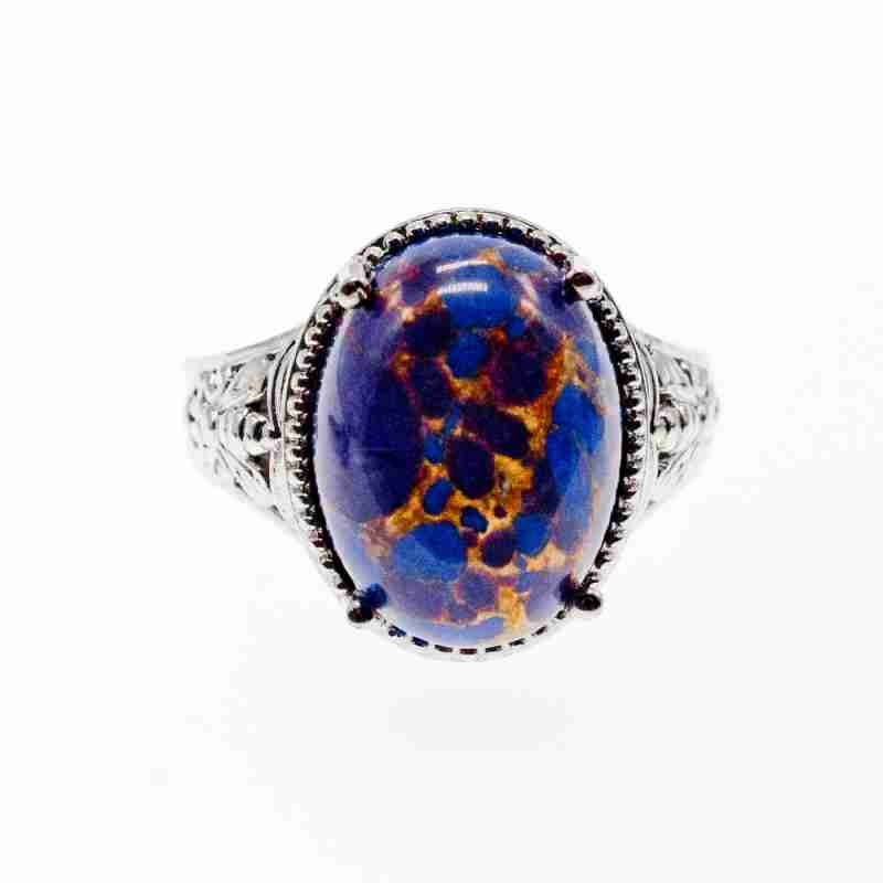 Sky Jewelry Кольцо с яшмой  Закат