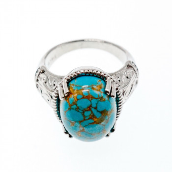 Sky Jewelry Кольцо с бирюзовой яшмой