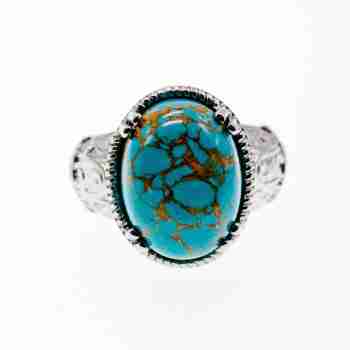 Sky Jewelry Кольцо с бирюзовой яшмой