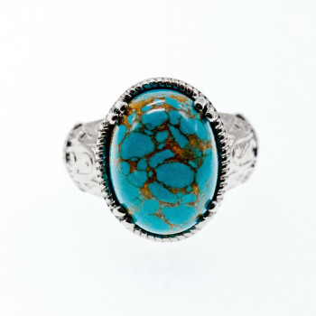 Sky Jewelry Кольцо с бирюзовой яшмой