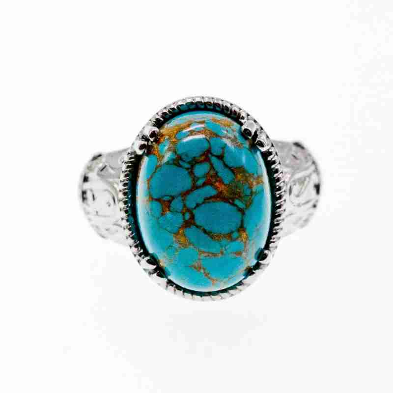 Sky Jewelry Кольцо с бирюзовой яшмой