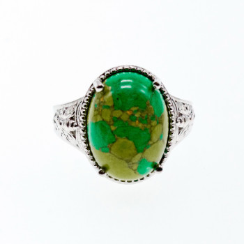 Sky Jewelry Кольцо с яшмой  Лето