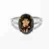 Sky Jewelry Кольцо с фианитом  Шоколад